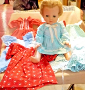 Eight Doll Outfits, Some Two-Piece, Dresses and More, 16 - 18" doll (no doll) - Picture 1 of 8