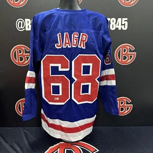 Jaromir Jagr Signed New York Rangers Jersey Autographed Beckett COA - Picture 1 of 3