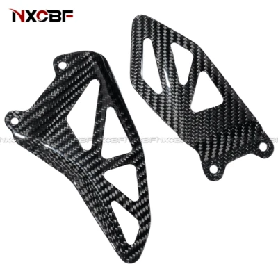 Suzuki GSX-R1000/R/RZ 2017-2025 fibra de carbono montaje trasero pie placa de protección del talón Foto 1 de 4