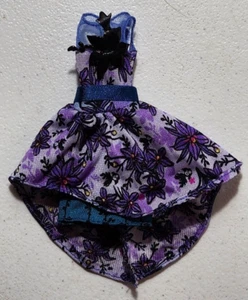 Monster High Catrine Demew Flowered Purple Dress - Picture 1 of 2