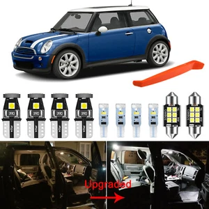 White LED Light Bulbs Interior Light Kit For R50 R53 2001-2007 MINI One Cooper S - Picture 1 of 9