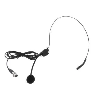 XLR 3 Pin  Microphone Headset For Speakers  Transmitter - Image 1 of 4