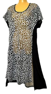 TS TAKING SHAPE plus sz XS / 14 Cheetah Print Sheer Tunic sexy chic top NWT! - Picture 1 of 2