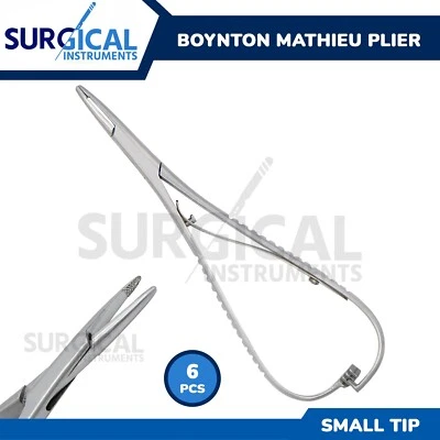 Soporte de aguja alicate Mathieu Boynton 6 piezas 5,5 punta de boca pequeña grado alemán Foto 1 de 4