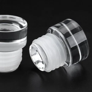 1x Transparent Sealed Glass Stopper Clear Bottle Accessory Bung Plug Replacement - Picture 1 of 8