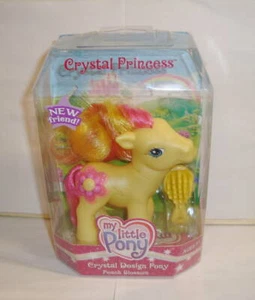 My Little Pony CRYSTAL DESIGN PEACH BLOSSOM IN BOX 2006 - Picture 1 of 2
