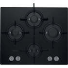 Hotpoint FTGHG641D/H(BK) Gas Hob Glass 60m 4 Zone in Black GRADE B