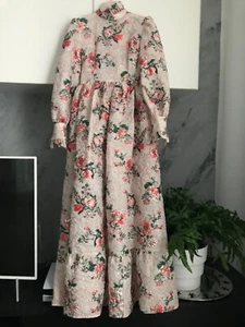 VIVETTA VESTITO LUNGO MAXI DRESS TG. 40 italiana VARIOPINTO IN POLIESTERE - Picture 1 of 12