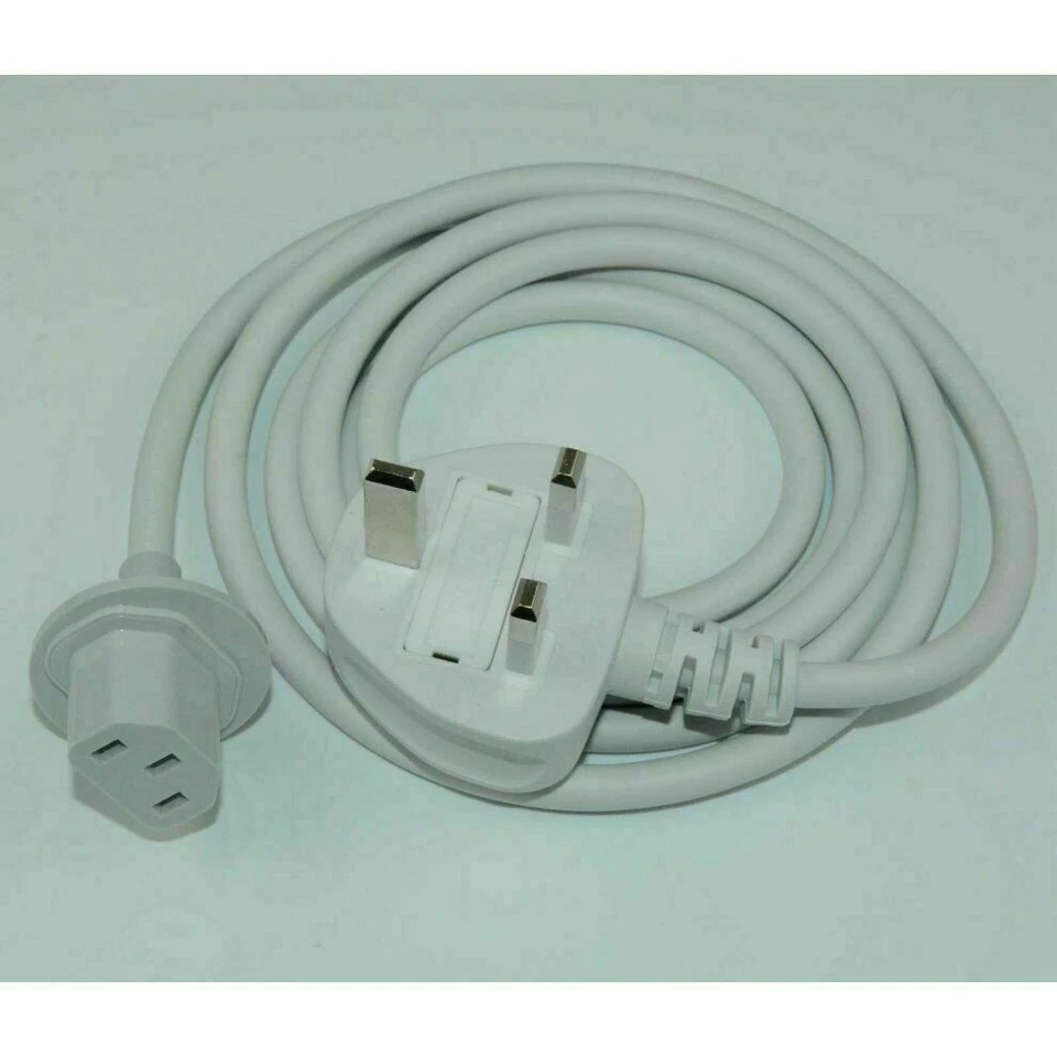 Genuine Apple iMac Volex Mains Power Charger Lead Cable Cord , UK Plug, 1.8m - Image 1 of 1