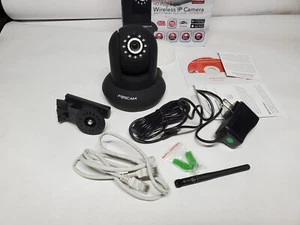 FosCam Fi9821P V2 Hd indoor Wireless IP Pan Tilt Zoom Camera Only Black - Picture 1 of 7