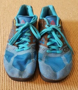 REEBOK NANO 5.0 US 8 UK 7 Mens Shoes CROSSFIT BLUE RARE CR5FT  - Picture 1 of 6