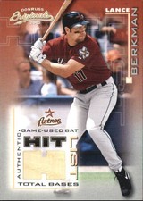 2002 Donruss Originals Hit List Total Bases Card #19 Lance Berkman Bat/358