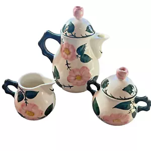 Villeroy & Boch Wild Rose Set da tè teiera zuccheriera cremoso Germania - Foto 1 di 24