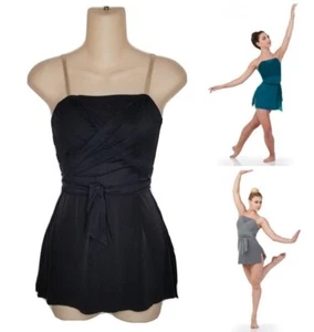 Breakable BLACK Adult Large Contemporary New Dance Costume Ballet Tap Dress - Picture 1 of 9