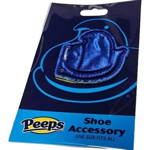 PEEPS Royal Blue Chick Two Pack Lace Through Shoe Sneaker Boot Charm Accessory - Picture 1 of 5