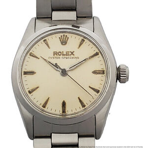 Rolex Oyster Speedking 6420/6421 Mens Mid Size Watch Nicest Weve Owned