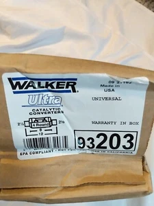 Catalytic Converter- Walker 93203 12" Universal Round Universal 2 1/2" In/Out - Bild 1 von 3