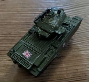 GREEN UK MK III MILITARY TANK HONG KONG TOY VTG RARE - Picture 1 of 5