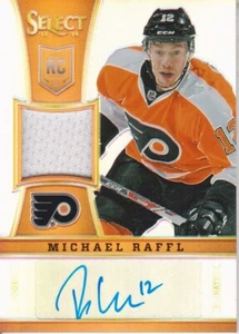 13-14 Select Prizm RC Jersey Autograph Michael Raffl #51/99- Philadelphia Flyers - Bild 1 von 2