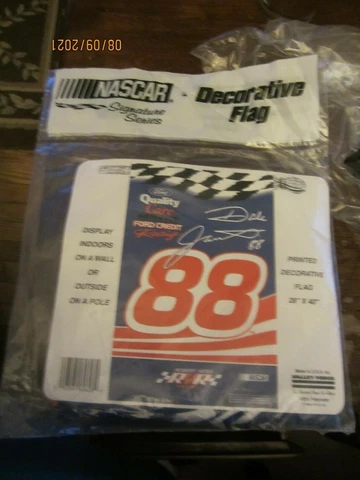 Dale Jarrett NASCAR Flag Ford Credit Racing #88 Signature Series 28" x 40"sealed Cover
