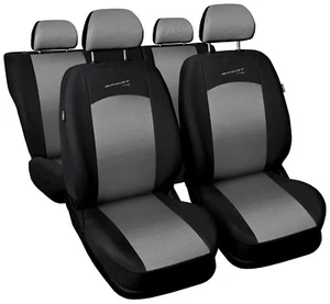 Car seat covers fit Ford Probe - full set silver / black sport style - Picture 1 of 5