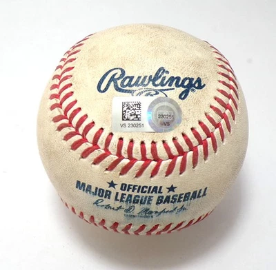 Phillies @ Nationals 8-19-23 Game-Used Ball Joey Meneses/C. Sanchez COA - Image 1 of 4