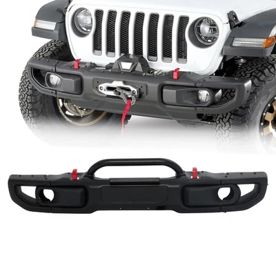Front Bumper Compatible with Jeep Wrangler JL ＆ Gladiator JT 10th Anniversary - Image 1 of 4
