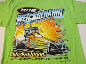 BOB WEICKGENANNT SUPERCHARGE DRAGSTER W2 RACING VINTAGE T-SHIRT MED NHRA RARE - Picture 1 of 9