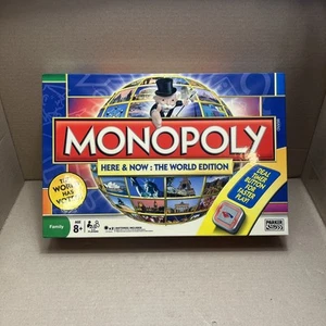 Vintage 2008 Monopoly Here & Now The World Edition Hasbro With Deal Timer Button - Picture 1 of 2