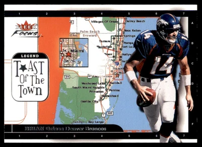 2001 Fleer Focus Toast of the Town #20 Brian Griese Broncos - Image 1 of 2