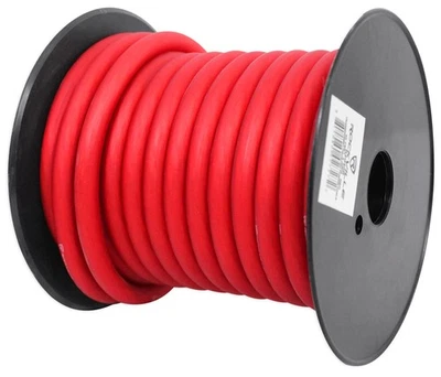 Rockville R4G40R Red 4 AWG Gauge 40 Foot Car Amp Power/Ground Wire Spool - Image 1 of 4