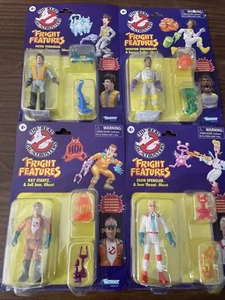 2024 Kenner The Real Ghostbusters Fright Features Ghosts Ray Winston EGON Peter - Picture 1 of 5