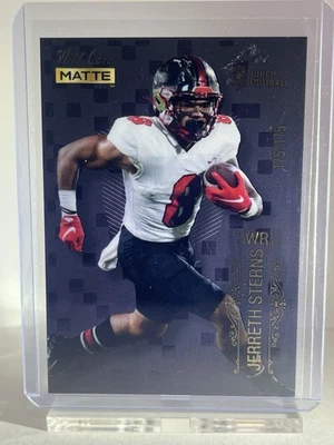 2022 Wild Card MATTE - Jerreth Sterns #MB-62 Black (RC) - Image 1 of 2