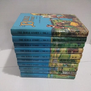 The Bible Story Arthur Maxwell Complete Set Volumes 1-10 Hardcover Vintage 1953 - Picture 1 of 12