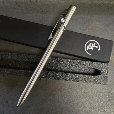 New Tactile Turn Slim Titanium Bolt Action Pen Standard 5.6" NIB - Image 1 of 4