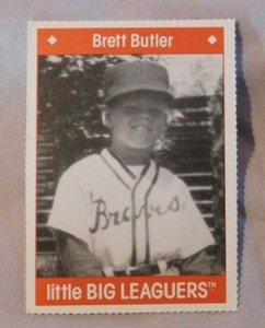 Brett Butler Giants Little Big Leaguers 1990 Baseball Card 