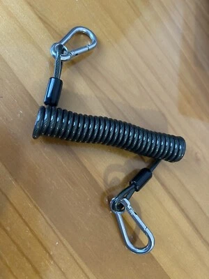 Black Scaffold Lanyard Tethered Tool Safety Lanyard Professional Attachments - Image 1 of 3