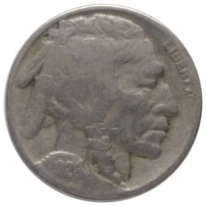 1926-D 5c Buffalo Nickel A1 - Data molto resistente e come nuovo con 1/2 corno - Foto 1 di 6