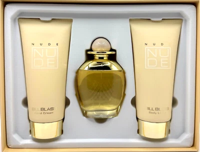 BILL BLASS NUDE 3 PCS GIFT SET FOR WOMEN EDP 3.4 Oz, BODY LOTION, HAND CREAM - Image 1 of 4