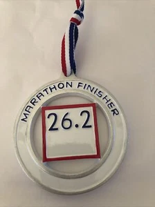 Marathon Finisher 26.2 Miles Runner Holiday Ornament Award 3" - NEW! - Picture 1 of 4