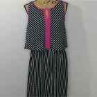 Robert Louis Striped Maxi Dress Size S Msrp $70