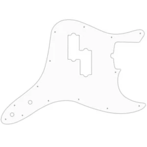 USA CUSTOM PICKGUARD für FENDER® MARK HOPPUS REVERSE PU BASS® 3PLY PG WHITE WBW - Bild 1 von 1