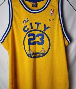 Maglia Nike Team Uomo XXL Lunghezza +2 NBA Team #23 Richardson Golden State Giallo - Foto 1 di 7