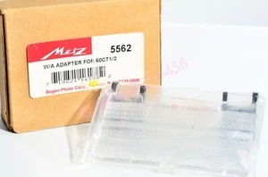 METZ 5562 WIDE ANGLE ADAPTER DIFFUSER FOR 60CT 1/2 FLASH - NEW IN ORIGINAL BOX - Picture 1 of 3