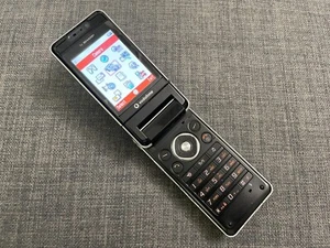 Mint Rare SHARP Vodafone 903SH Black SX833 FW Unlocked 3G Flip Cell Phone Mobile - Picture 1 of 10
