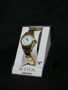 Sutton by Armitron Women's wristwatch SU/1005WTGPS - Picture 1 of 3