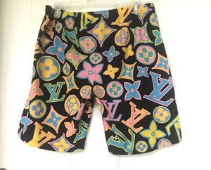 Imran Potato Monogram Multicolor Swim Shorts 2018 Size Large - Picture 1 of 4