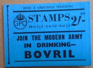 BD12 George VI 2/- Stitched Booklet Edition 479. Inverted watermark on all panes - Picture 1 of 7