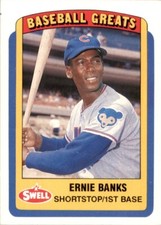 1990 Swell Baseball Greats #95 Ernie Banks