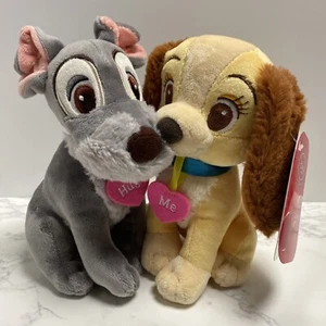 LADY & the TRUMP Plush 18cm 7" HUG ME Stuffed Doll Disney Store Exclusive RARE  - Picture 1 of 12
